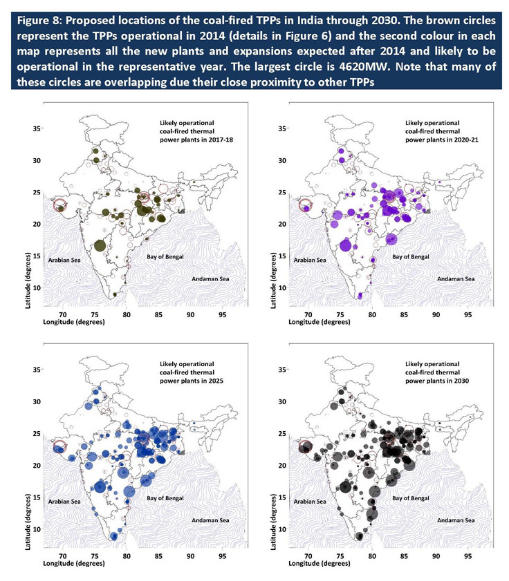 Air Pollution from India Coal TPPs - Coal Power Expansion